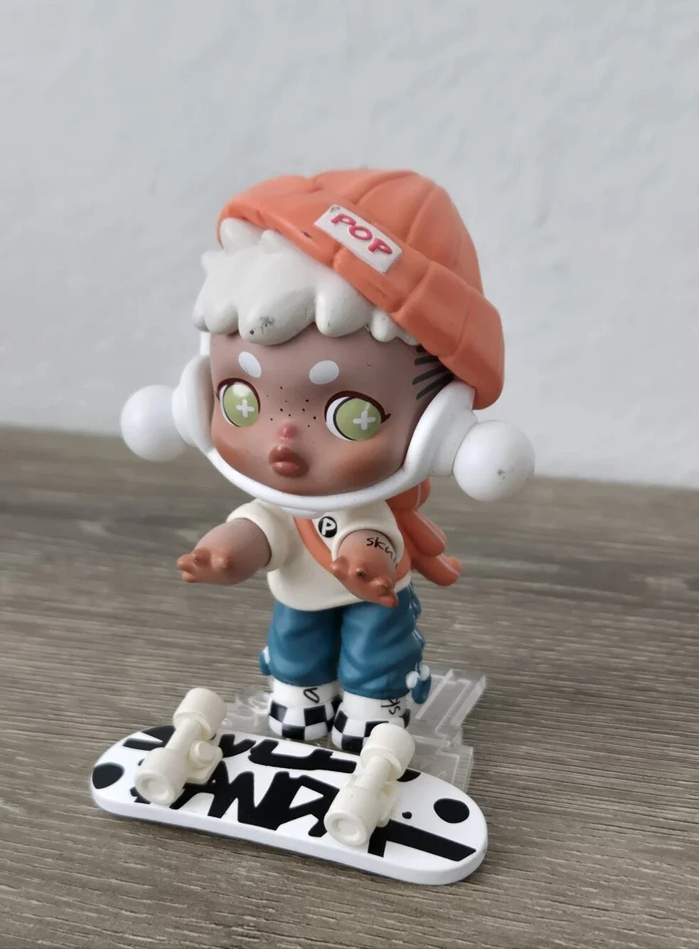 SKULLPANDA Skateboard Genuine Figurine Collectible Kawaii